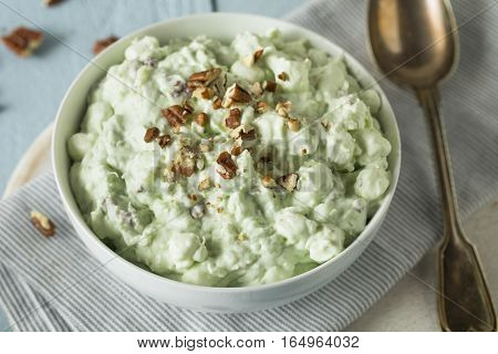 Homemade Green Pistachio Fluff Dessert