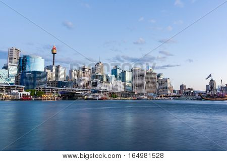 Cityscape At Dusk. Sydney, Australia