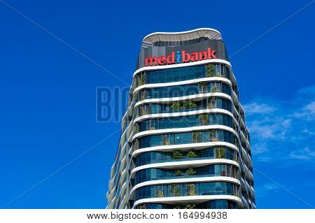 Medibank Health Insurance Agency Building In The Docklands, Melbourne