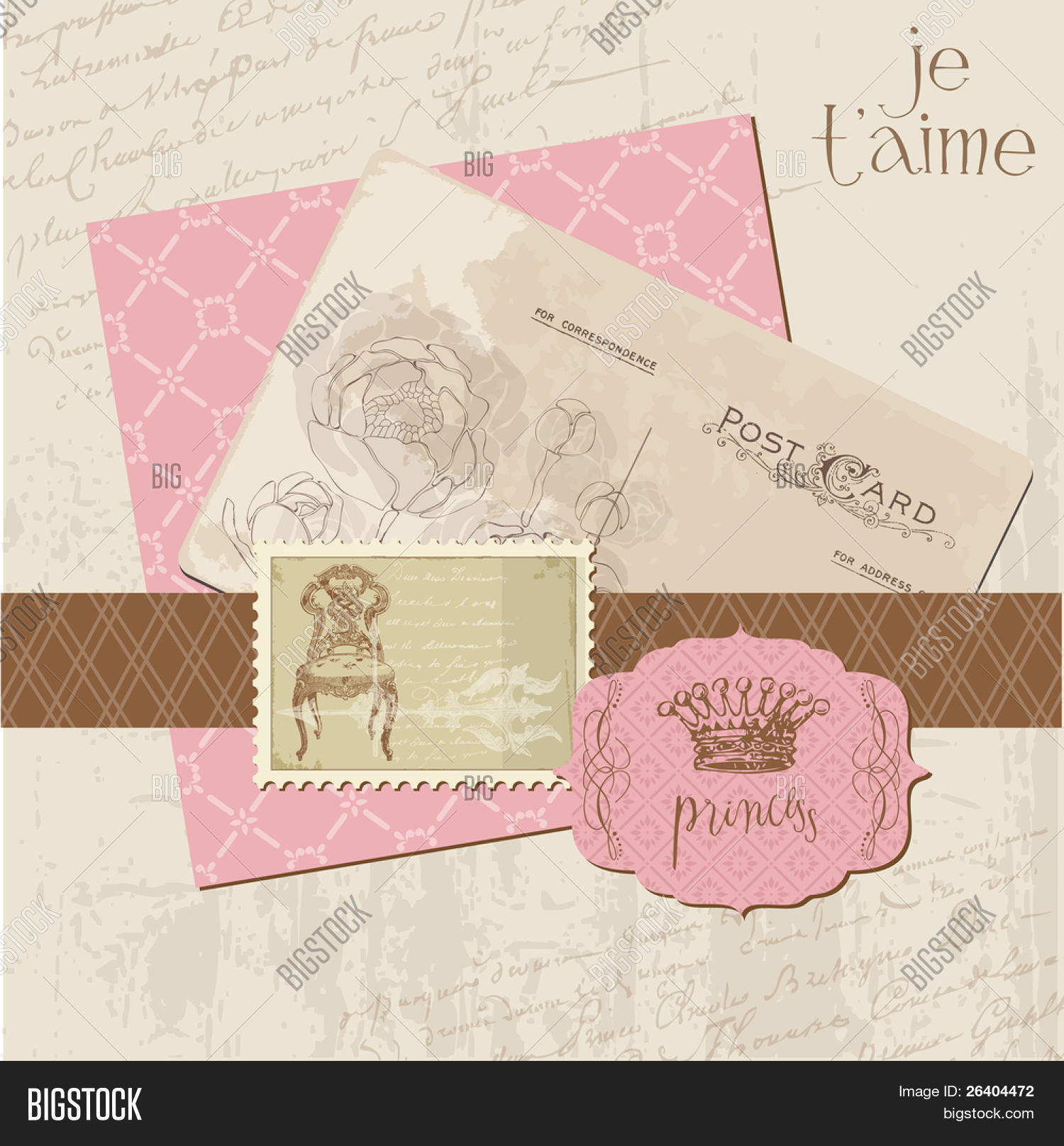 Scrapbook Vintage Vector & Photo (Free Trial) | Bigstock