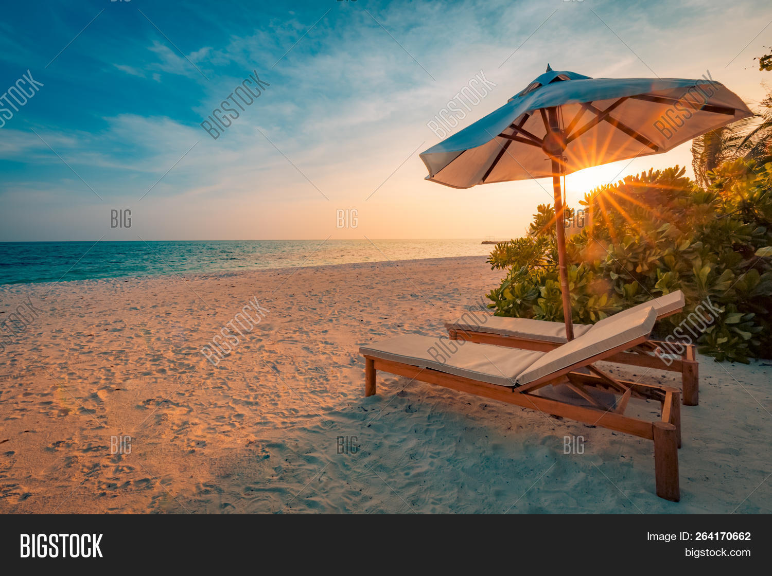 tropical beach resort background