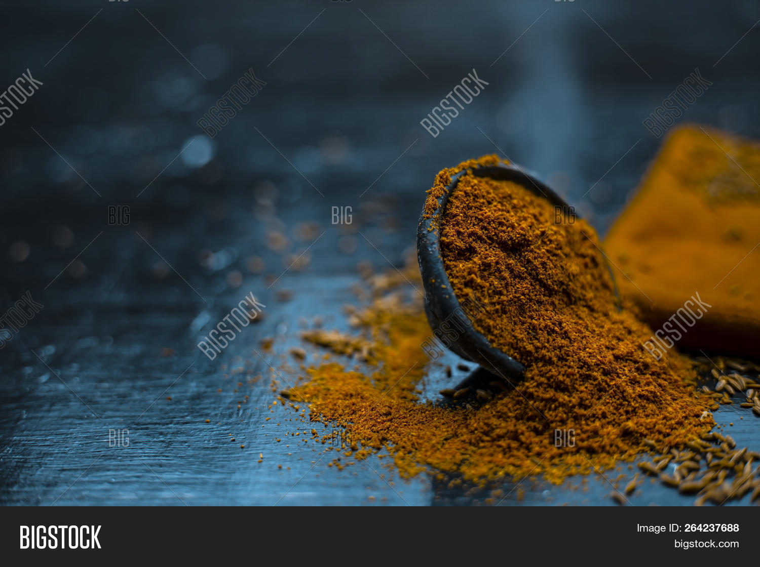 Close Powdered Cumin Image & Photo (Free Trial) Bigstock