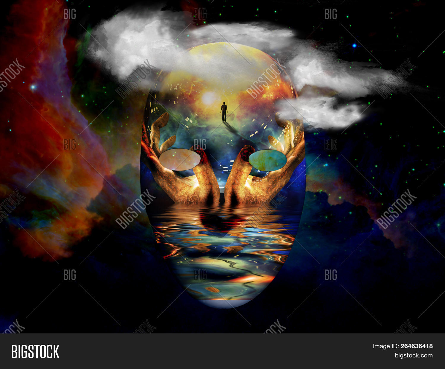 Mask Surreal Painting Image & Photo (Free Trial) Bigstock