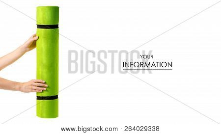 Karemat In Hand Pattern On White Background Isolation