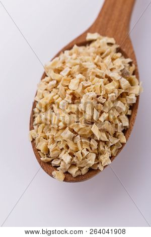 Fragrant Dried Parsnip On A White Acrylic Background