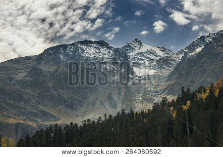 Lower Arkhyz, Karachay Cherkess Republic. Sofia Glacier