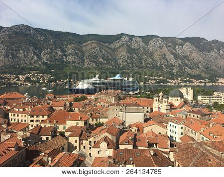 kotor in slovenia at the mediterranean sea
