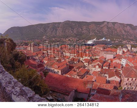 kotor in slovenia at the mediterranean sea