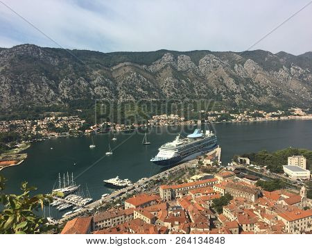 kotor in slovenia at the mediterranean sea