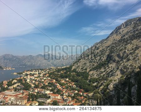 kotor in slovenia at the mediterranean sea