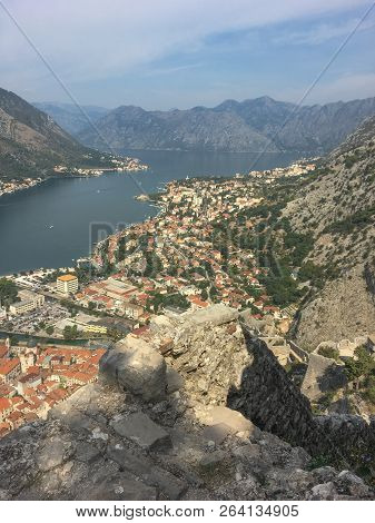 kotor in slovenia at the mediterranean sea