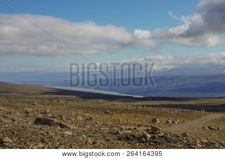 View To Lagarfljot Lake And And Hallormsstadarskogur Forest, Iceland