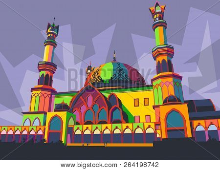 Amazing Wpap Pop Art Mosque Islamic Center