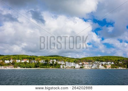 View To The City Sassnitz On The Island Ruegen, Germany.
