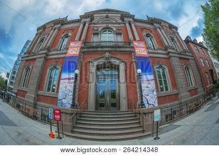 Washington Dc, Usa - August 31, 2018: Large Angle View At Renwick Gallery Of The Smithsonian America