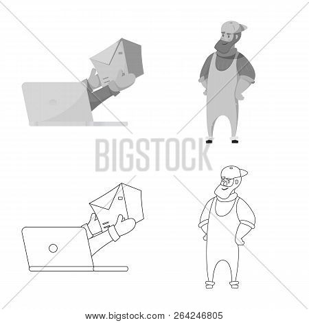 Isolated Object Of Goods And Cargo Symbol. Collection Of Goods And Warehouse Stock Vector Illustrati