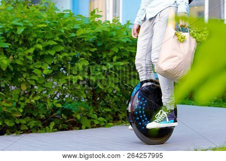 Modern Young Man Male Guy Successful Student Freelancer Entrepreneur With Package Of Food Vegatebles