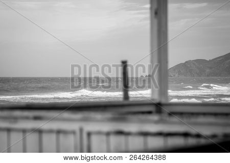 Saaidia Sunset Beach And Waves With Sunset