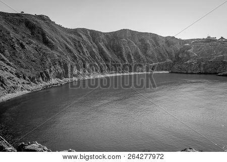 Jebha Island And Waves And Rocks