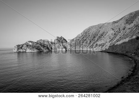 Jebha Island And Waves And Rocks