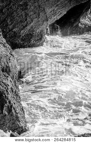 Saaidia Sunset Beach And Waves With Sunset