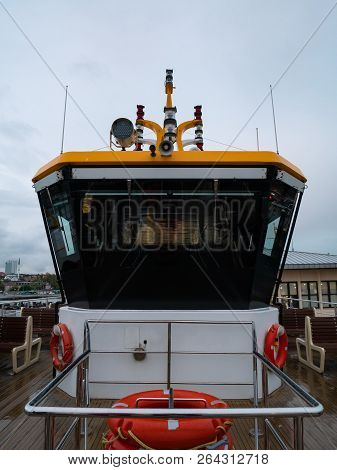 Close Up Of Ferry Wheelhouse From Outside