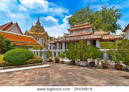 Il Grand Palace Wat Phra Kaeo a Bangkok, Thailandia