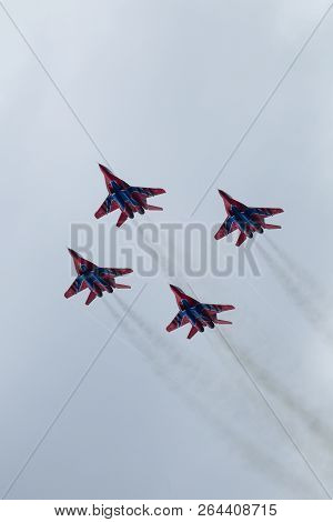 City: Kostroma. State: Kostroma. Country: Russia. Aviation Group Of Aerobatics Of The Air Force Of R