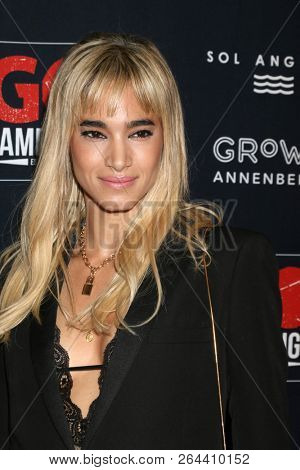 LOS ANGELES - OCT 20:  Sofia Boutella at the GO Campaign Gala at the City Market Social House on October 20, 2018 in Los Angeles, CA