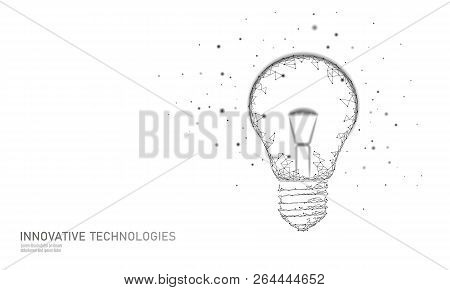 Light Bulb Idea Business Concept. Creative Active Human Brain Artificial Intelligence Next Level Man