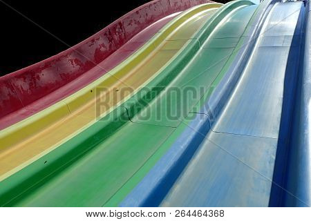 Toboggan In Water Park