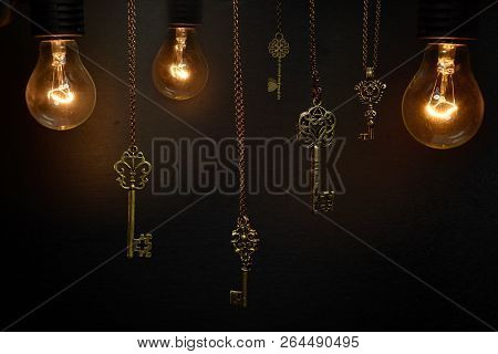 Lightbulb Retro Light Edison Idea Invention Technology