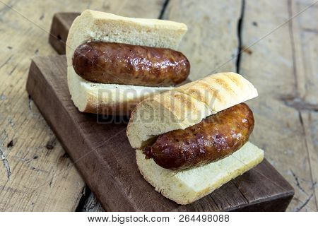Sandwiches With Grilled Sausages
