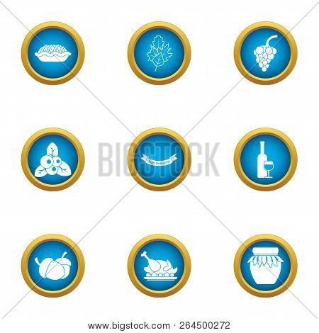Heyday Icons Set. Flat Set Of 9 Heyday Vector Icons For Web Isolated On White Background
