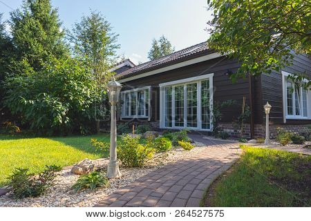 Small Garden In Front Of The Countryhouse, Summertime, Toned