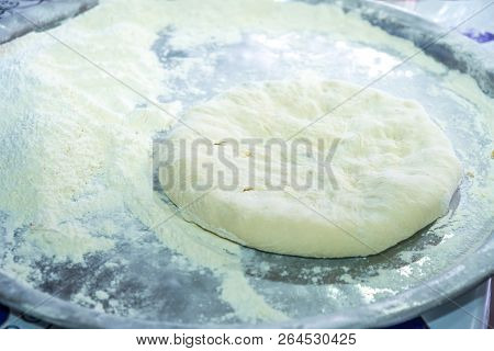 Coocing The Traditional Georgian Dish Kubdari With Meat, Svaneti