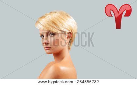 Astrological Sign Of The Zodiac Aries. Aries Horoscope Sign