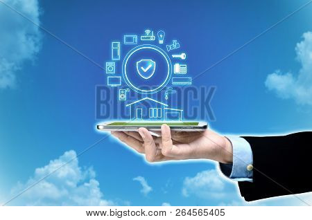 Internet Of Things And Smart Home Concept