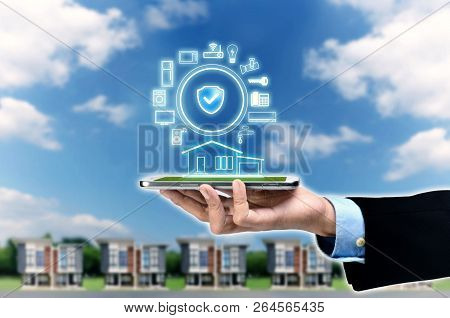 Internet Of Things And Smart Home Concept