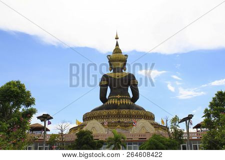 Backshot Of Lord Phra Buddha Maha Dhammraja, Phetchabun, Thailand