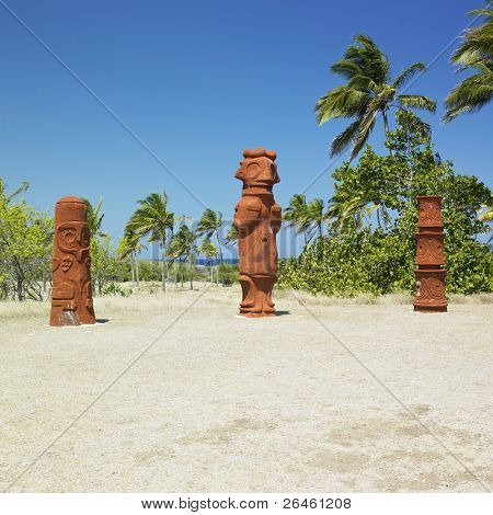 Pomnik Krzysztofa Kolumba lądowania, Bahia de Bariay, prowincji Holguin, Kuba