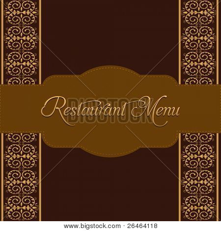 Restaurante Menu Design, ilustração vetorial
