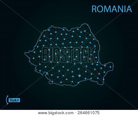 Map Of Romania. Vector Illustration. World Map