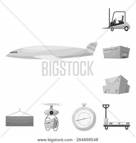 Vector Illustration Of Goods And Cargo Icon. Set Of Goods And Warehouse Vector Icon For Stock.