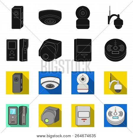 Vector Design Of Cctv And Camera Logo. Collection Of Cctv And System Stock Vector Illustration.