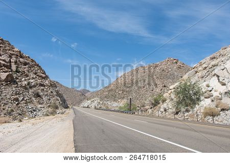 Interstate 8 Connects San Diego To Phoenix, With A Portion Of The Highway (jacumba, California) Cros