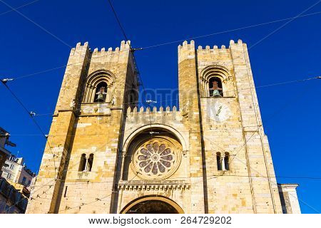 The Patriarchal Cathedral Of St. Mary Major Aka Lisbon Cathedral Is A Cathedral In Lisbon, Portugal