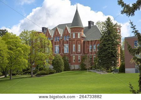 Thompson Hall, On The Campus Of Washington State University.