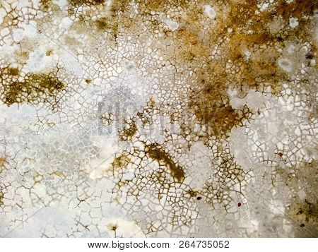 Erosion And Crack Of Concrete Surface After Recieve Different Temperature By Sun And Rain Long Time 