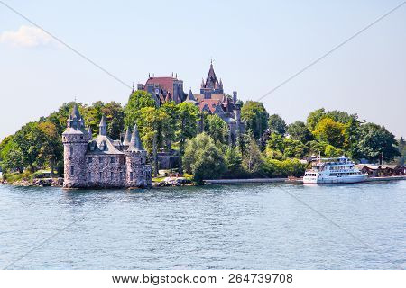 Historic Boldt Castle In 1000 Islands Of New York